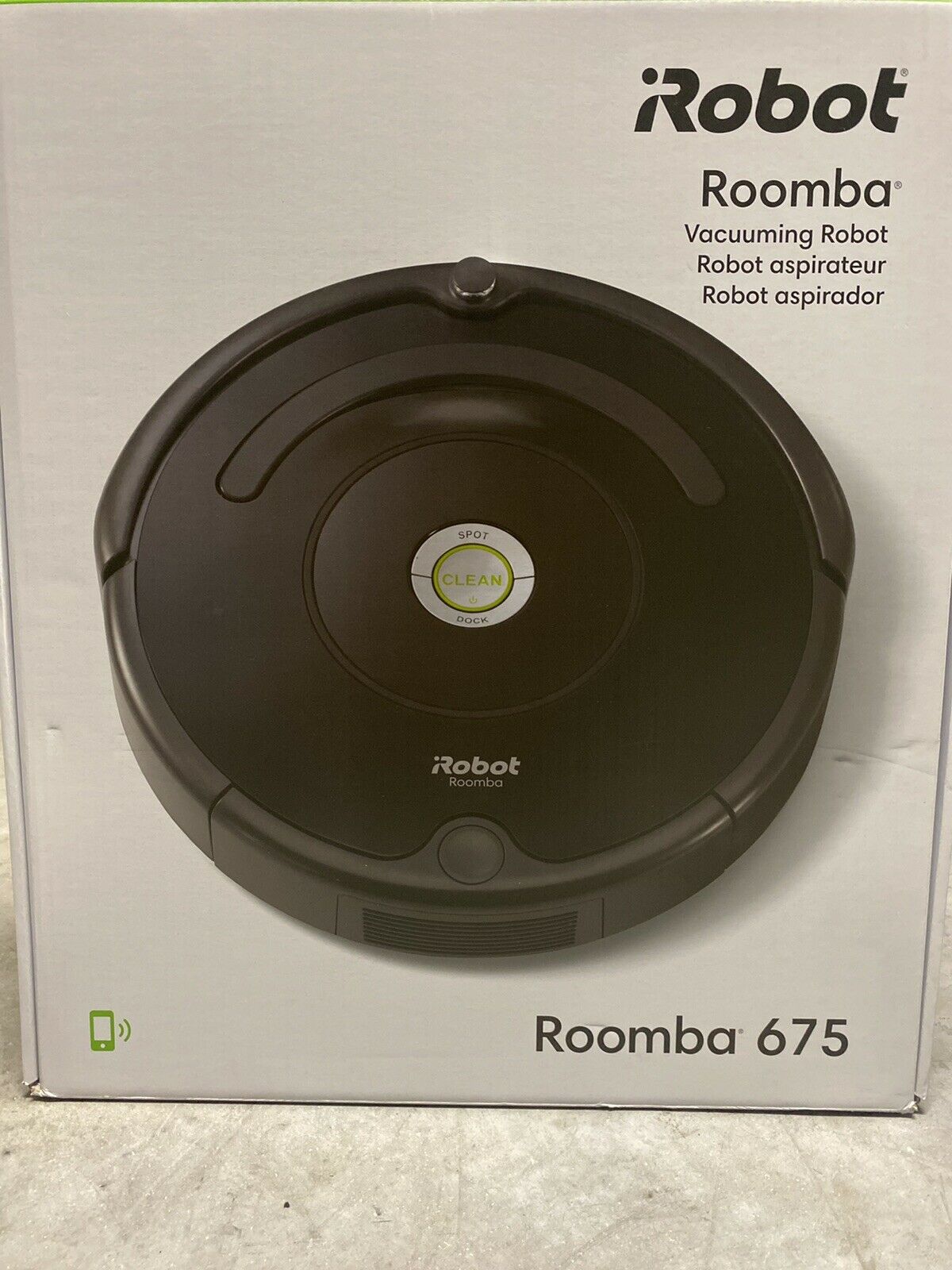 iRobot Roomba 675 Robot Vacuum-Wi-Fi Connectivity Works with Alexa R675020 - Like New