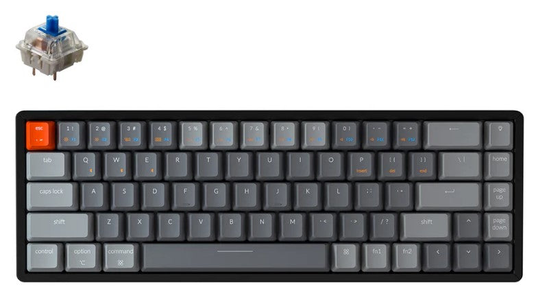 Keychron K6W2 RGB Hot swappable Wireless Mechanical Keyboard - Scratch & Dent