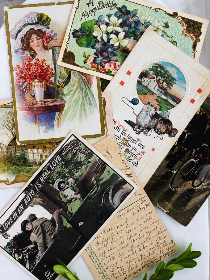 antique postcards