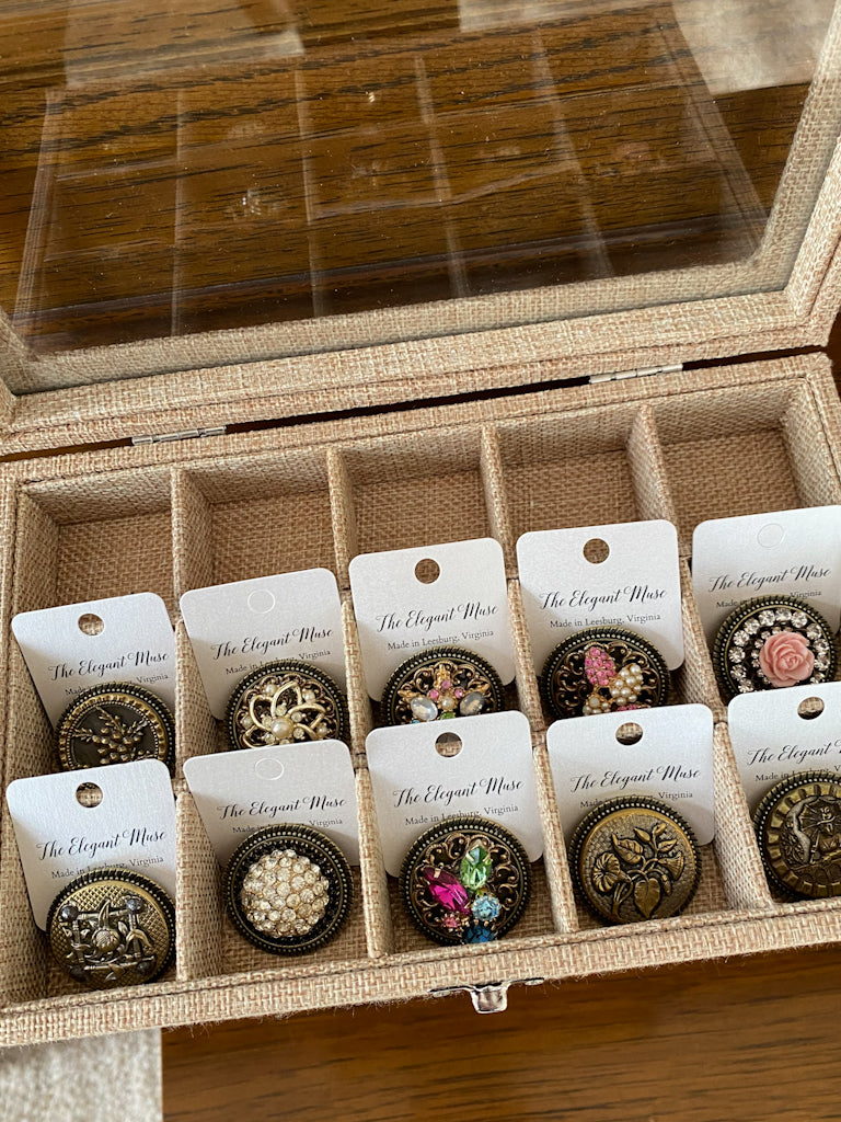 vintage upcycled brooch pins