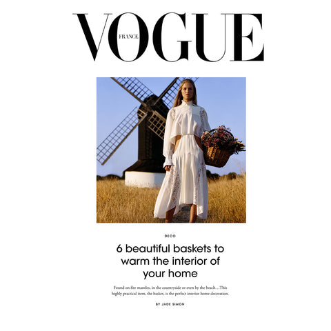 VOGUE FRANCE AND J'JUTE JUTE BASKETS