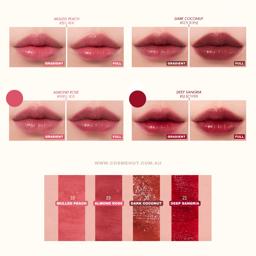 ROM&ND Juicy Lasting Tint, Bare Juicy Series (4 Colours)