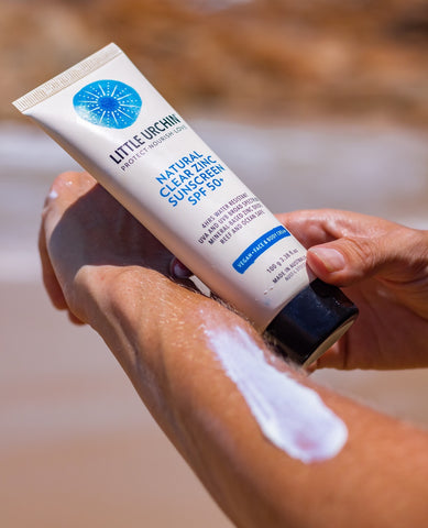 natural clear zinc sunscreen