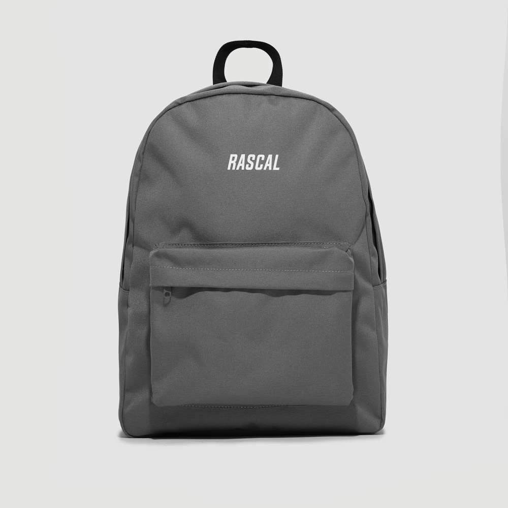 spawellnessmagazine Italic Logo Backpack | Grey