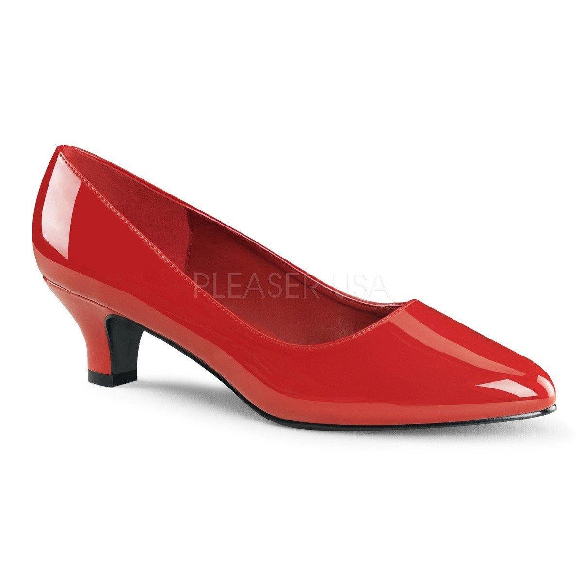 Low Heel Court Shoe - Wide Fit | Shoes – Crossdressing Closet