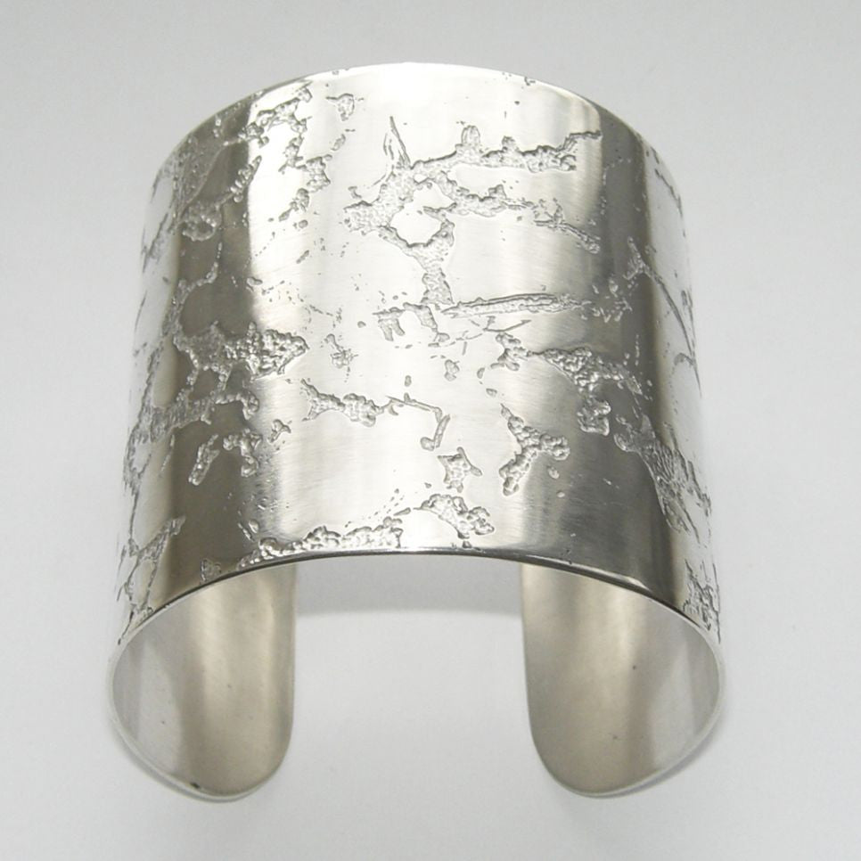 silver cuff bangle