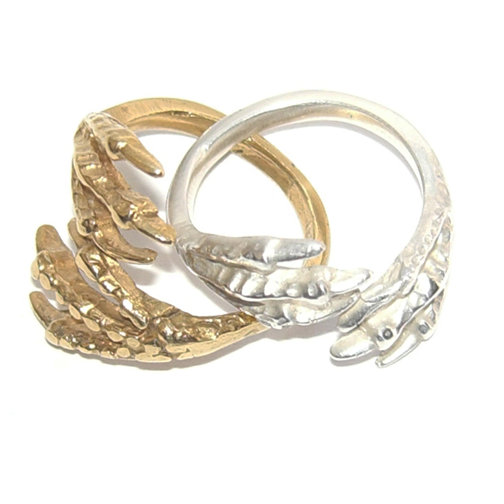 Gold Vermeil Bird Claw Ring – Tracy Hills Jewellery