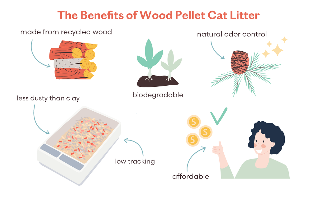 The benefits of wood pellet cat litter