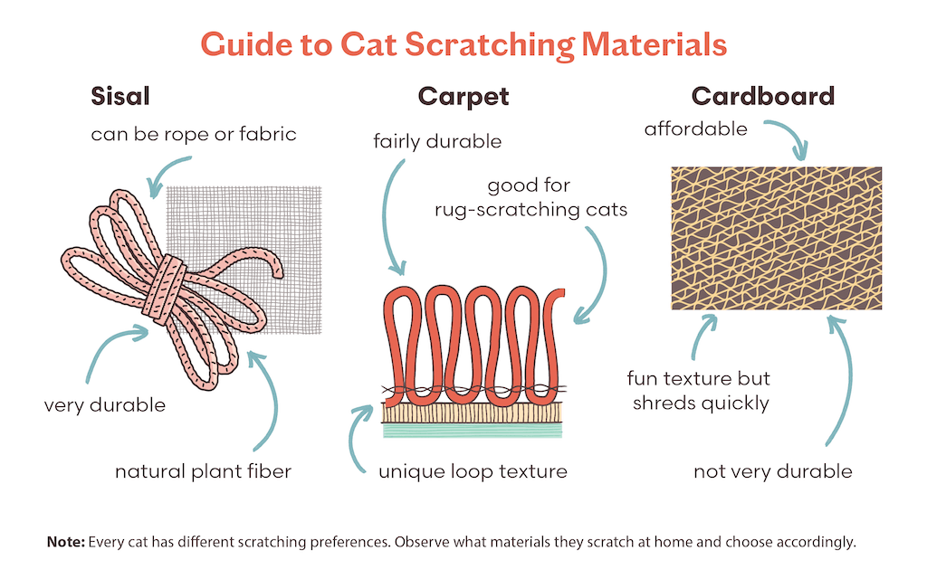 Guide to Cat Scratching Materials