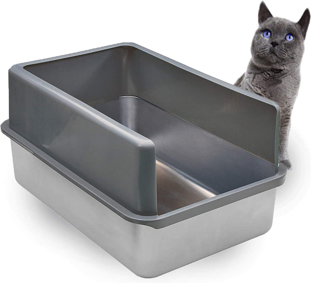 iPrimio Stainless Steel XL Cat Litter Box