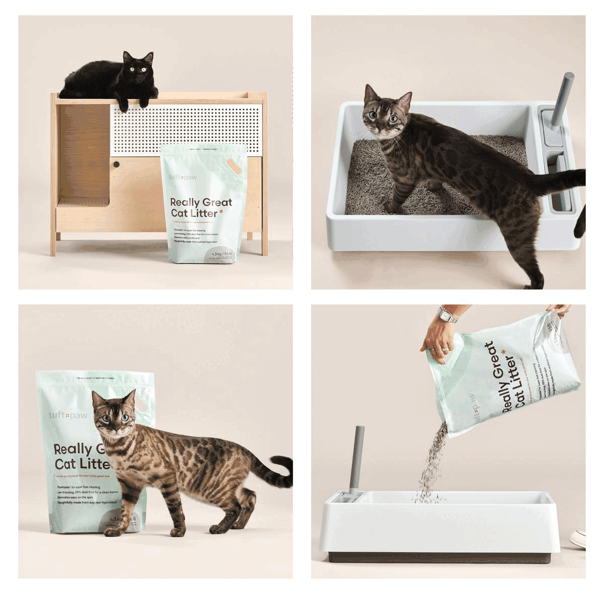 really great cat litter by tuft and paw