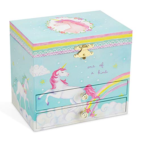 Jewelkeeper Unicorn Musical Jewelry Box With 3 Pullout Drawers, Fairy  Princess And Castle – Kidzlane