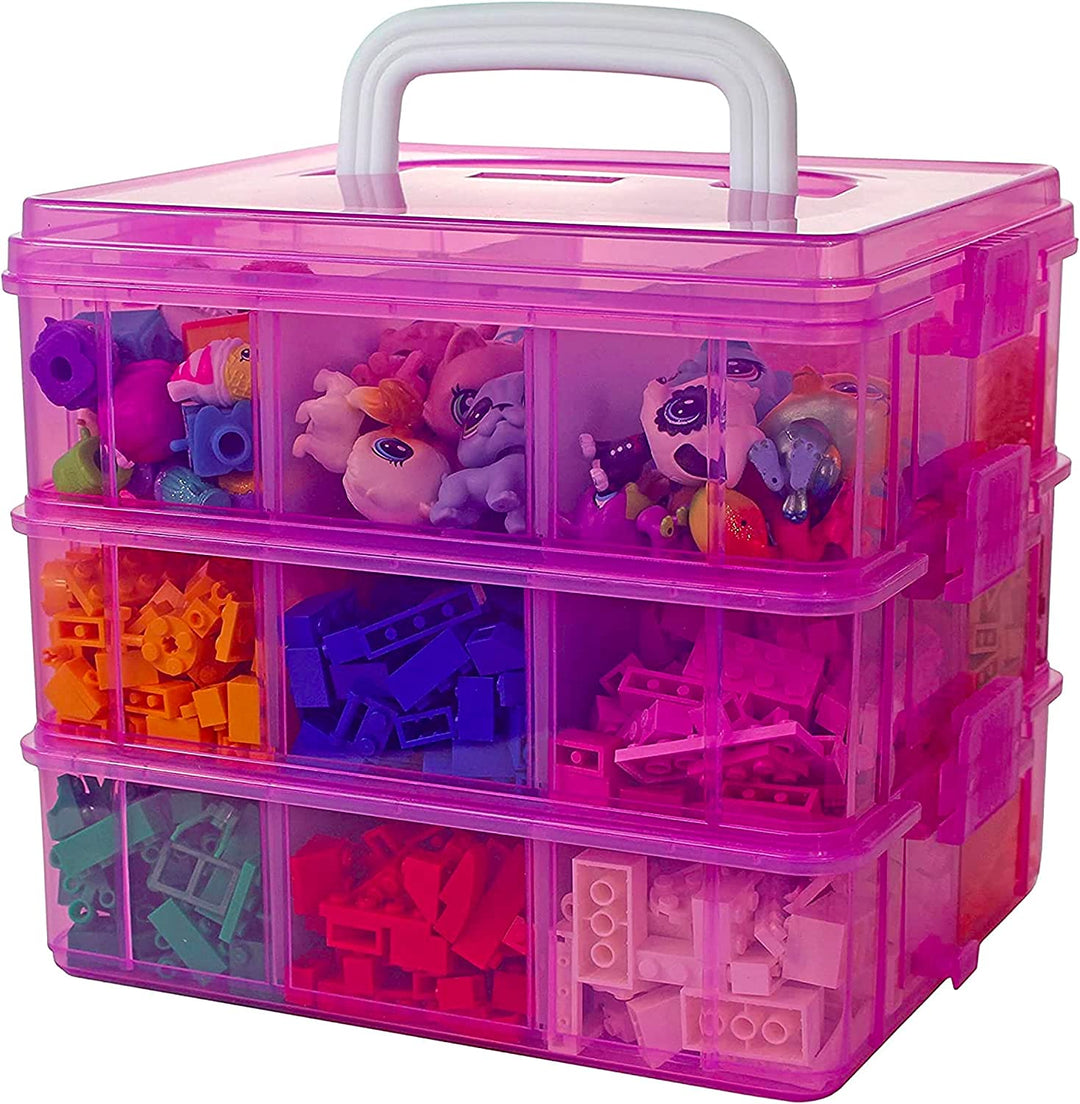 Compact Toy Organizer Case - 48 Compartments - Bins & Things - LOL