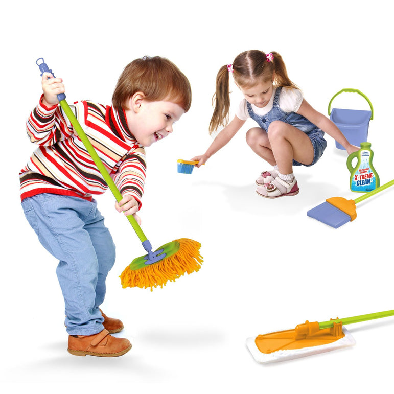 kids play cleaning set