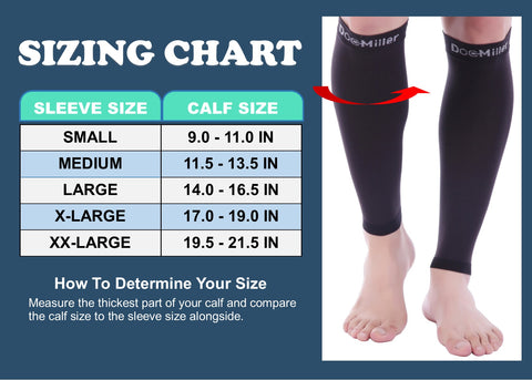Skins Calf Size Chart