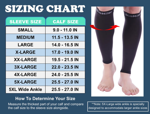 calf compression sleeve