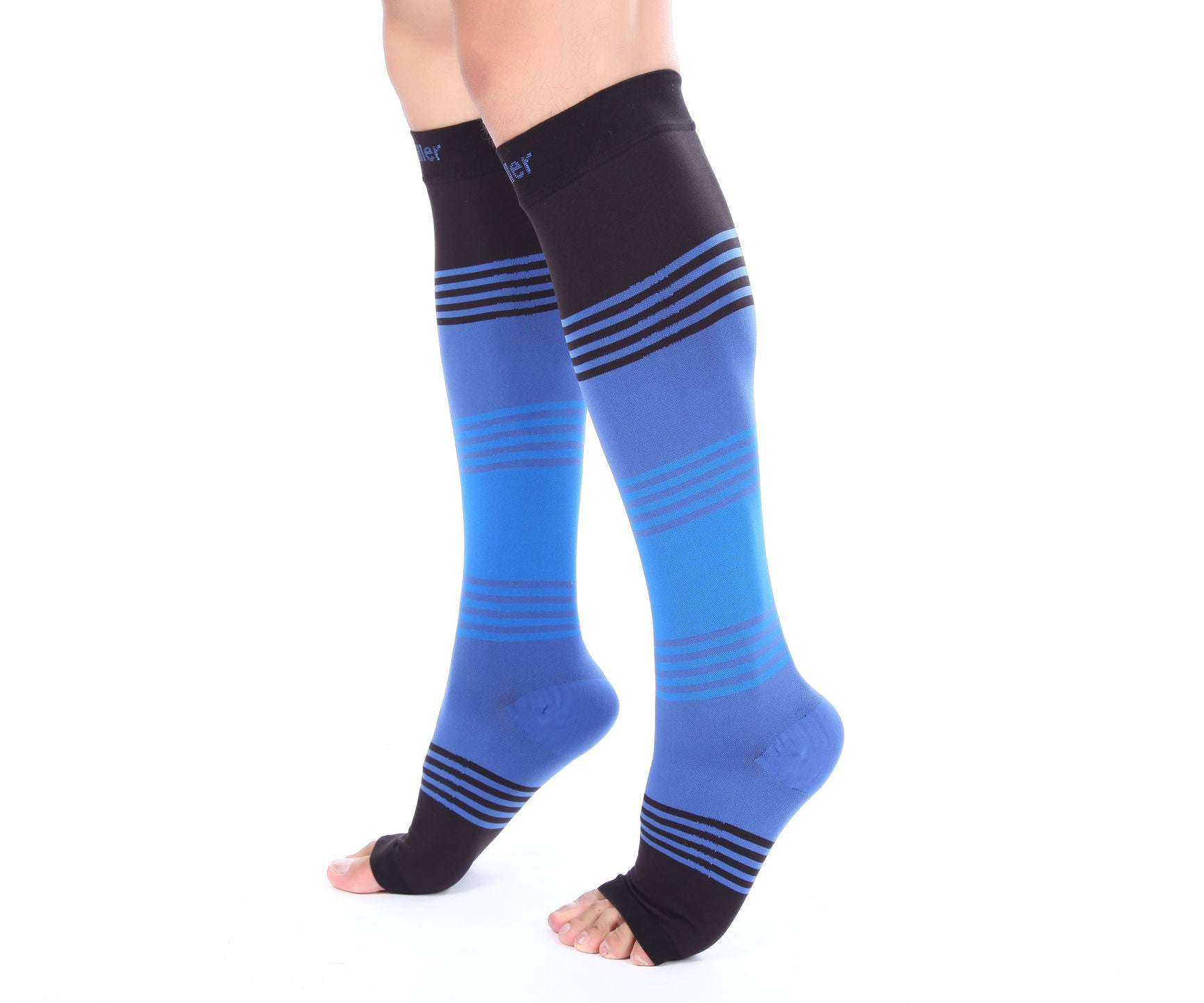 Open Toe Compression Socks 20-30 mmHg 3 Colors – Doc Miller