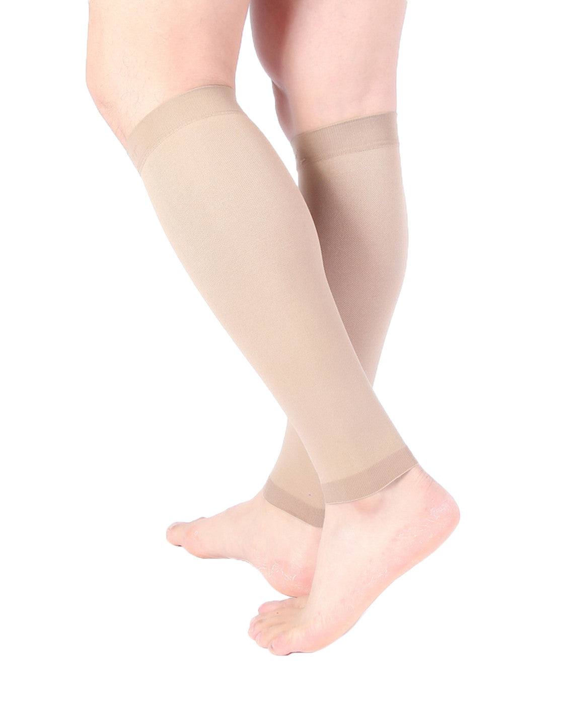 Premium Calf Compression Sleeve 20-30 mmHg Argyle WHITE/ORANGE by Doc – Doc  Miller