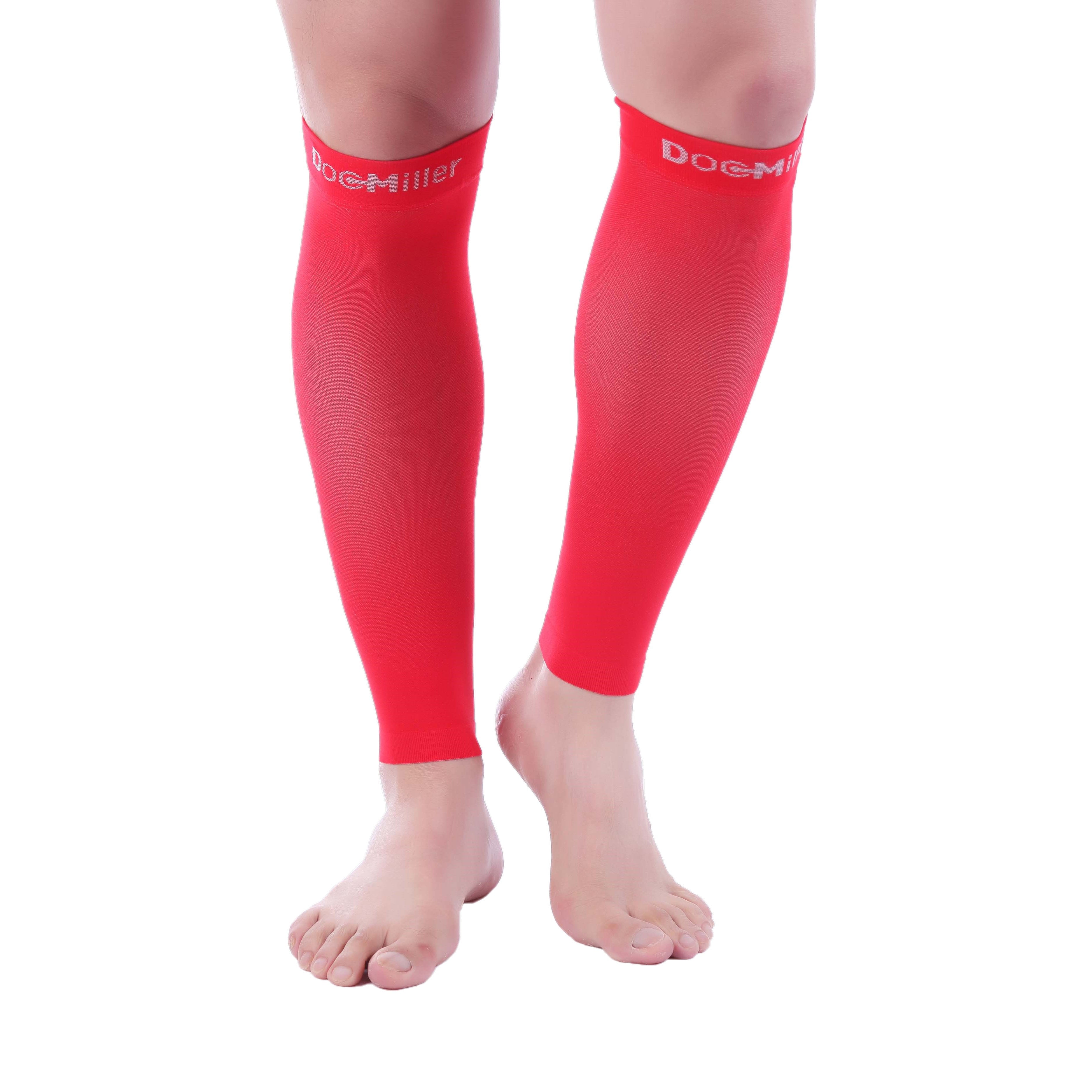 Premium Calf Compression Sleeve 20 30 Mmhg Red By Doc Miller