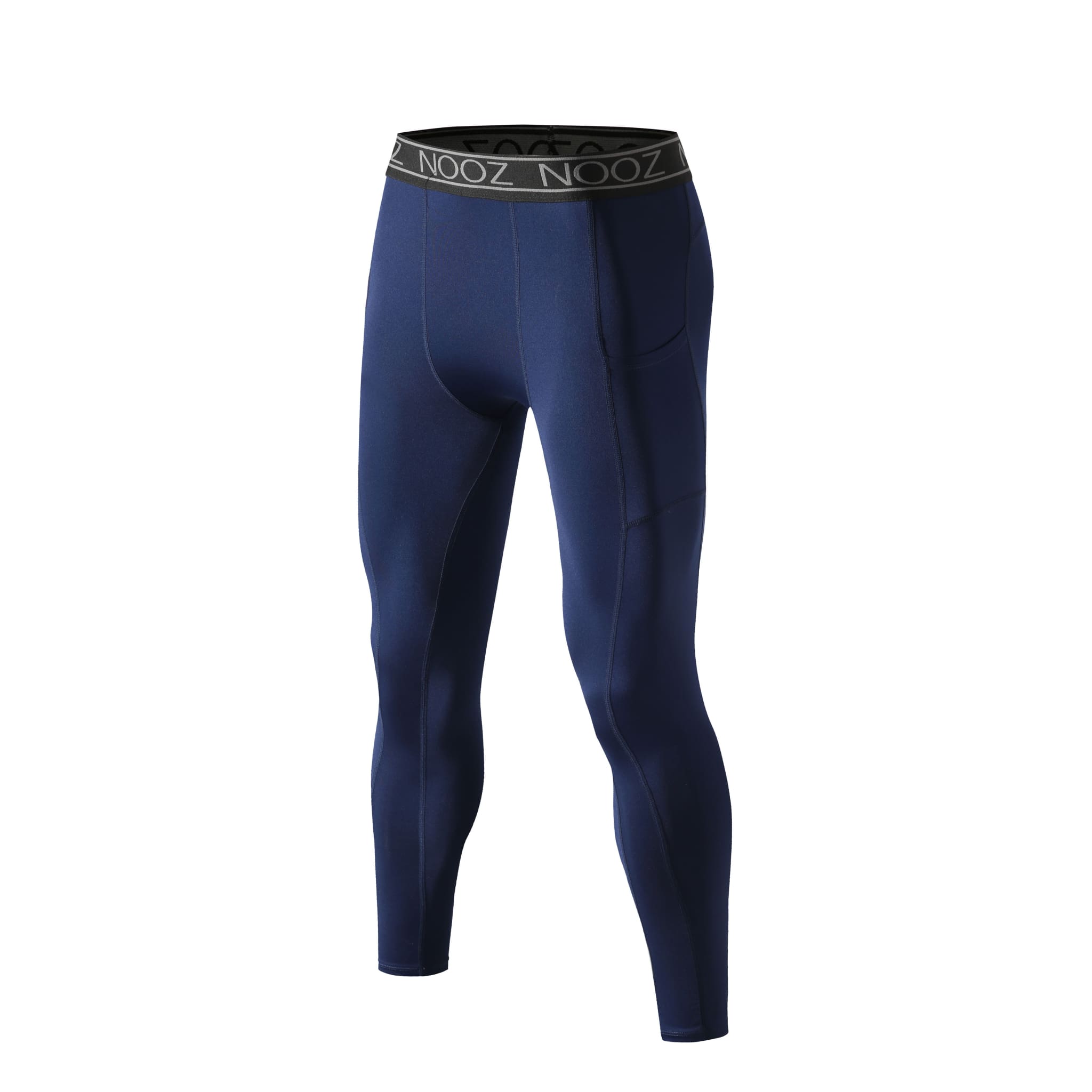 HUAKANG Men's 2 Pack Compression Pants with Pockets Cool Dry Base