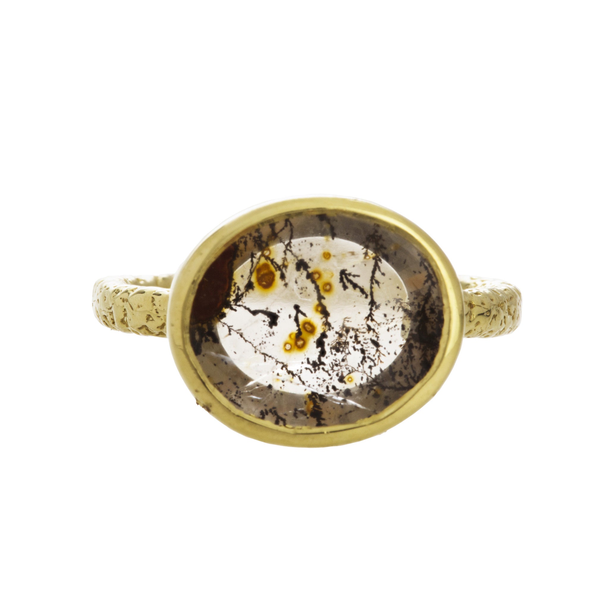 Yellow Gold Dendritic Ring