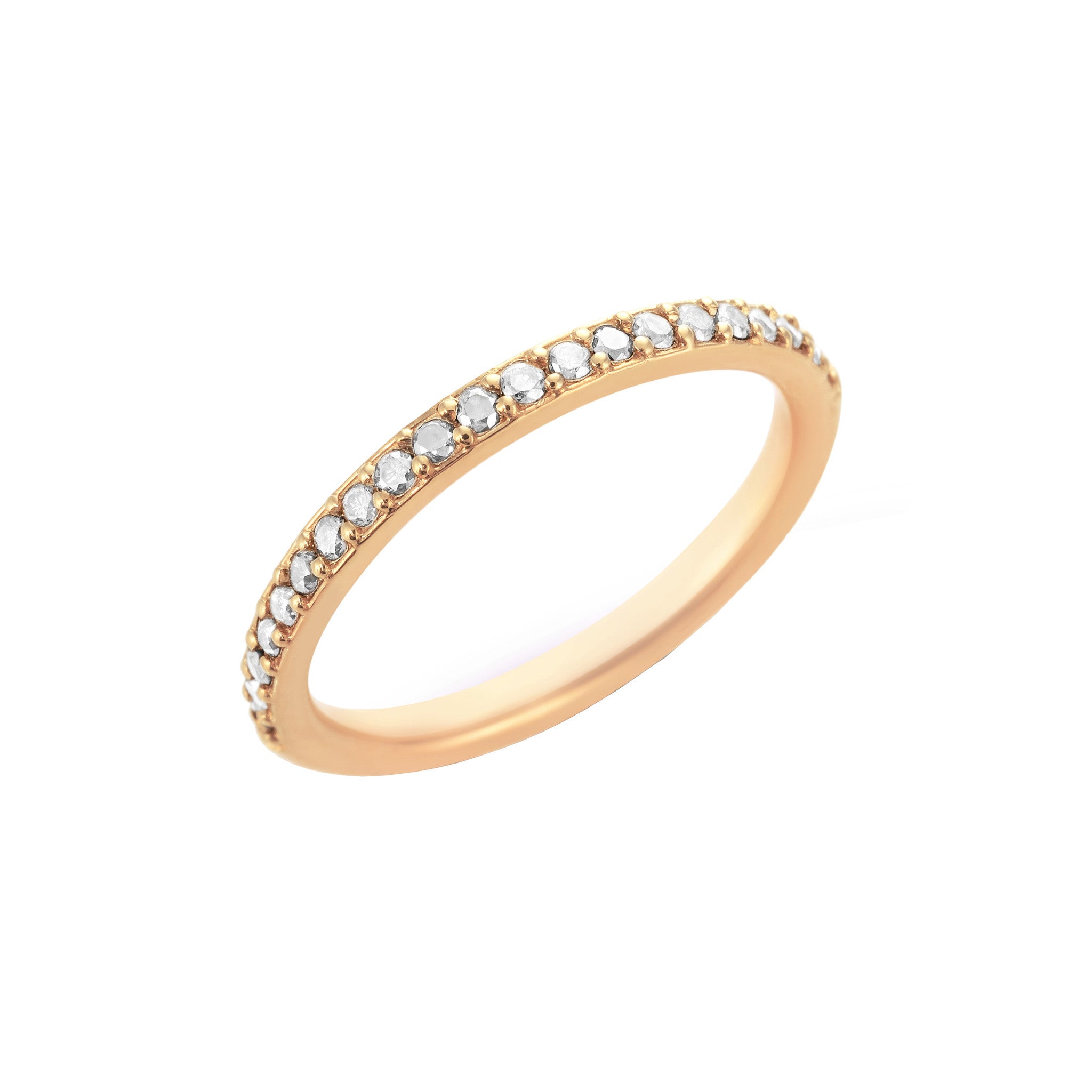 Rose Gold Eternity Band