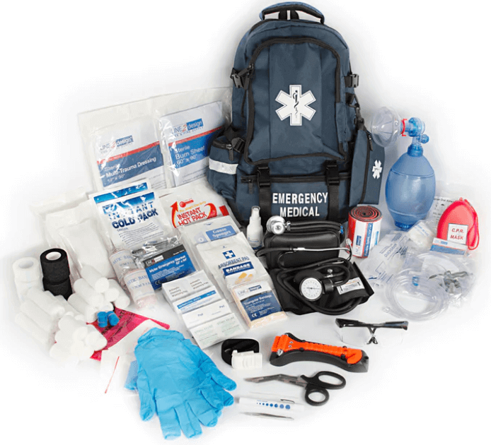 LINE2design Emergency Medical Backpack Trauma First Aid Kit