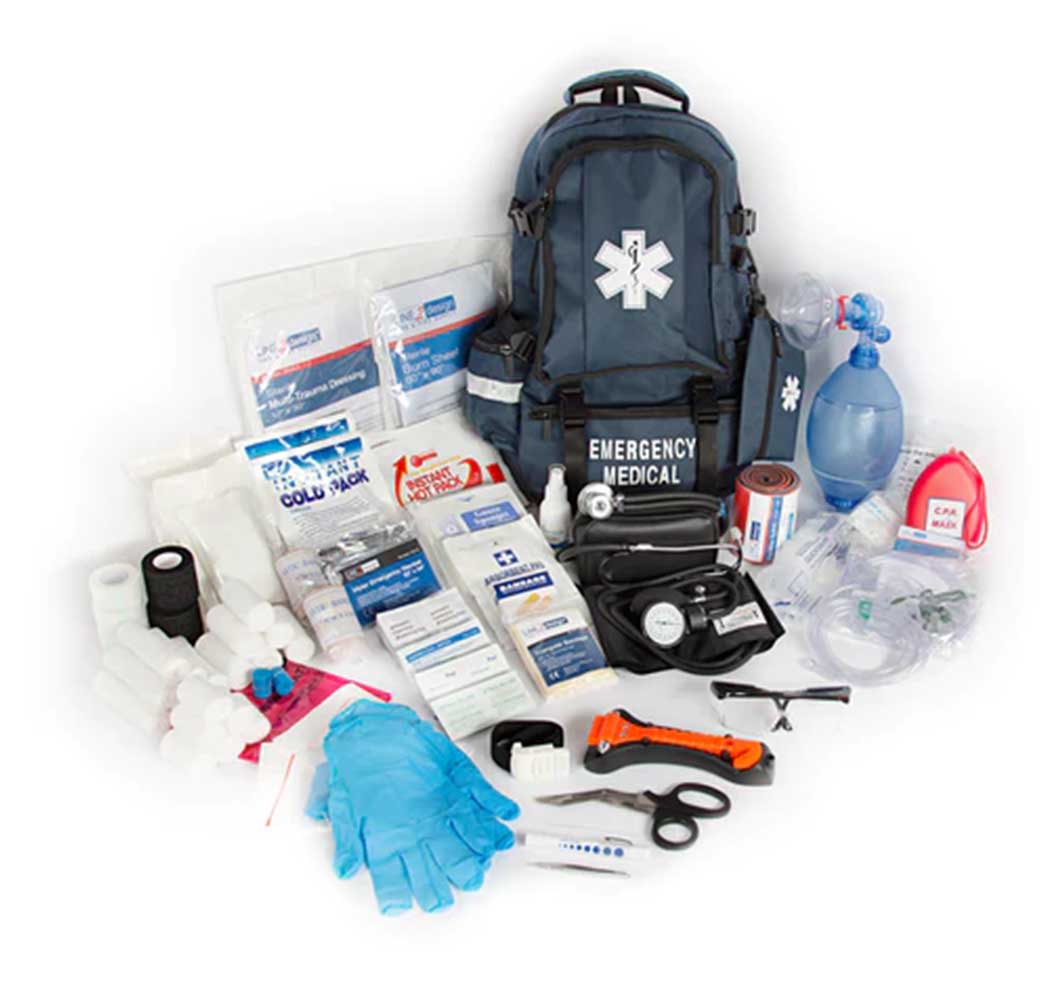 LINE2design Emergency Medical Backpack Trauma First Aid Kit