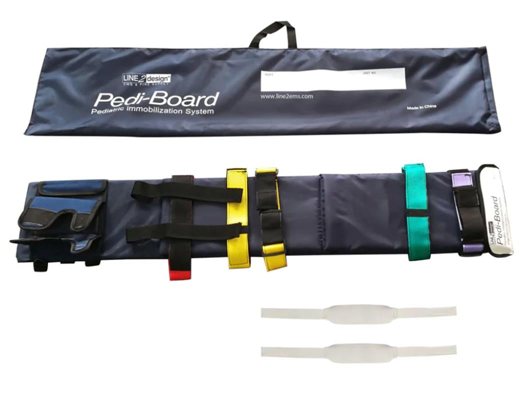 LINE2design Pediatric Spinal Immobilization Backboard Medical EMS Emergency Pediatric Support Board