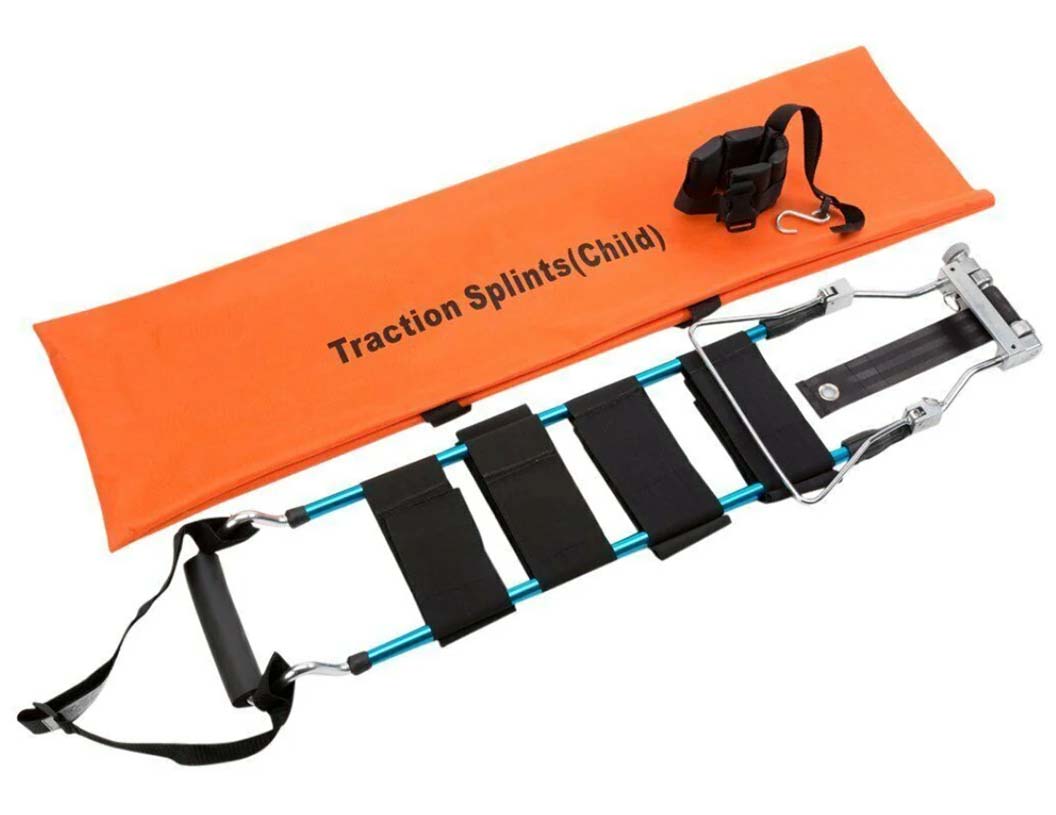 LINE2design Traction Splint Child-Pediatric First Aid Splint with Carrying Case