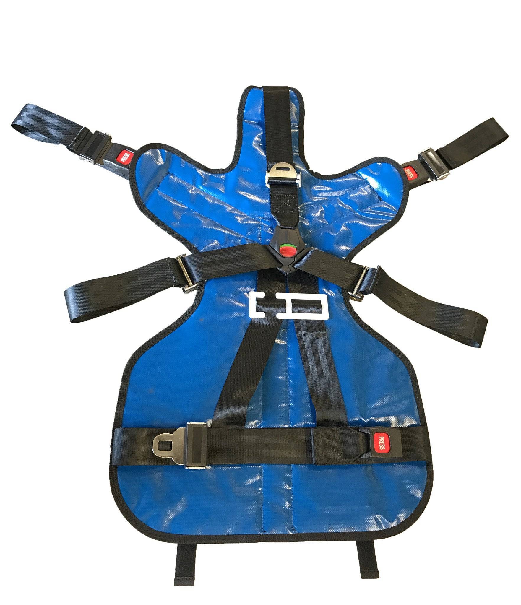 LINE2Design Deluxe Pedi Save & Pediatric Child Restraint Seat System - Royal Blue - LINE2EMS product image