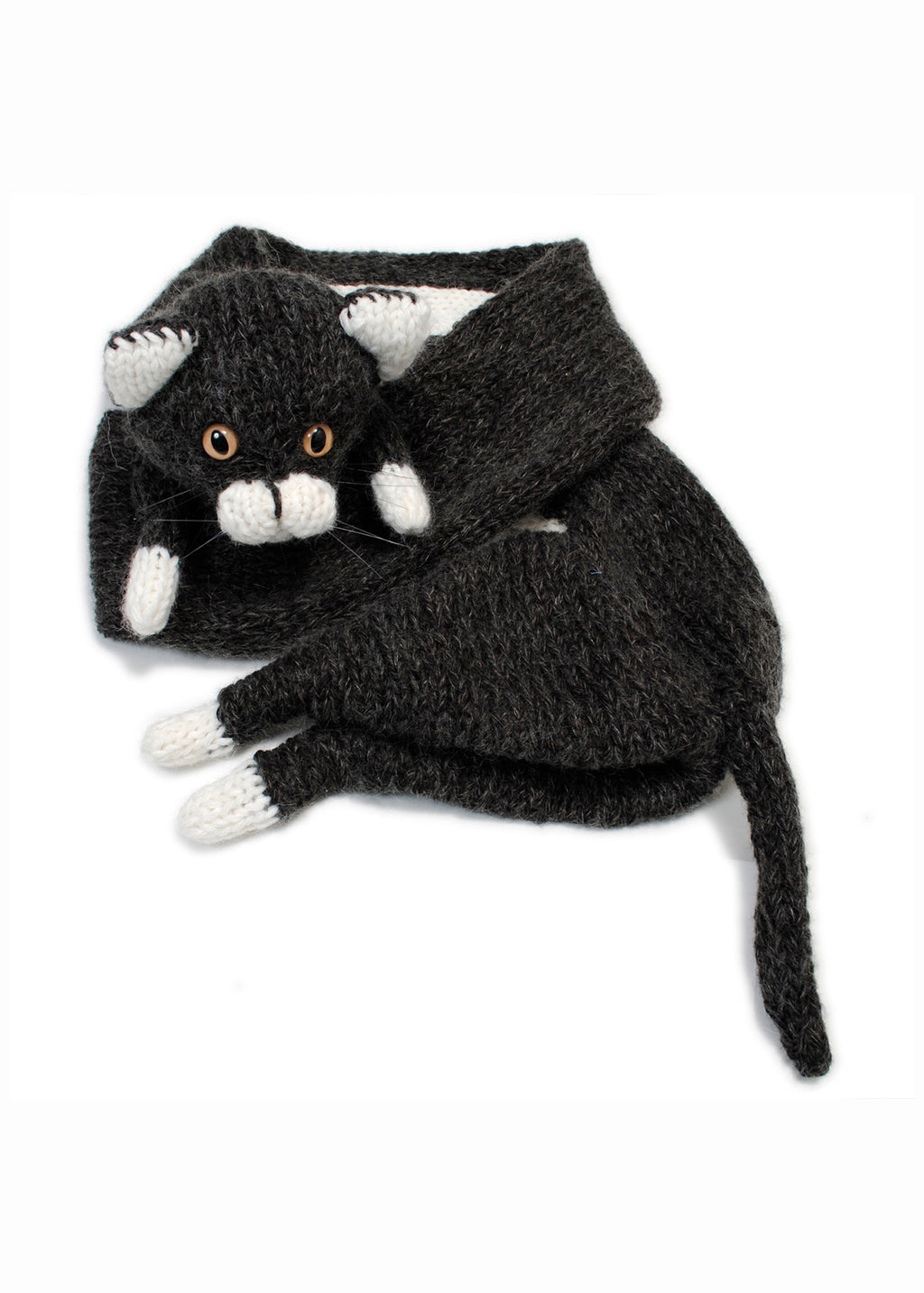 日本人気超絶の doublet STUFFED CAT HAND-KNITTING SCARF kids-nurie.com