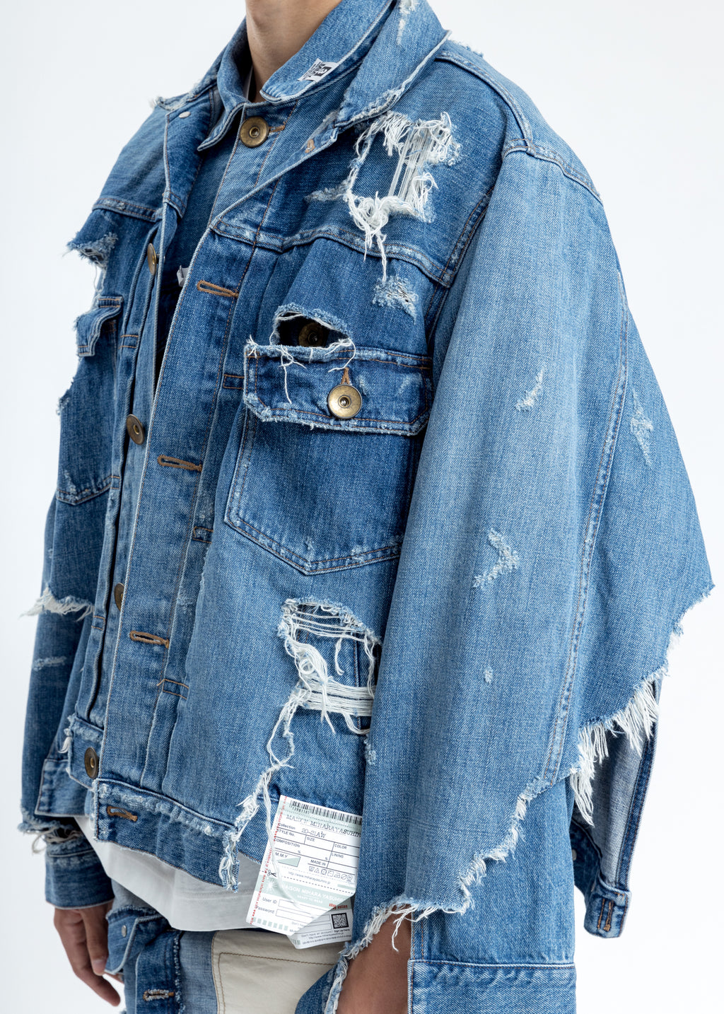 017 Shop | Mihara Yasuhiro Indigo Broken Layer Denim Jacket