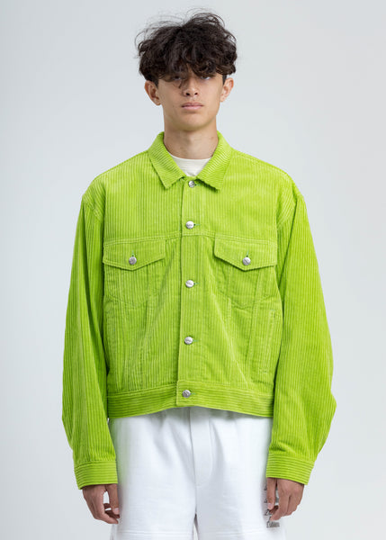 017 Shop | we11done Lime Corduroy Jacket