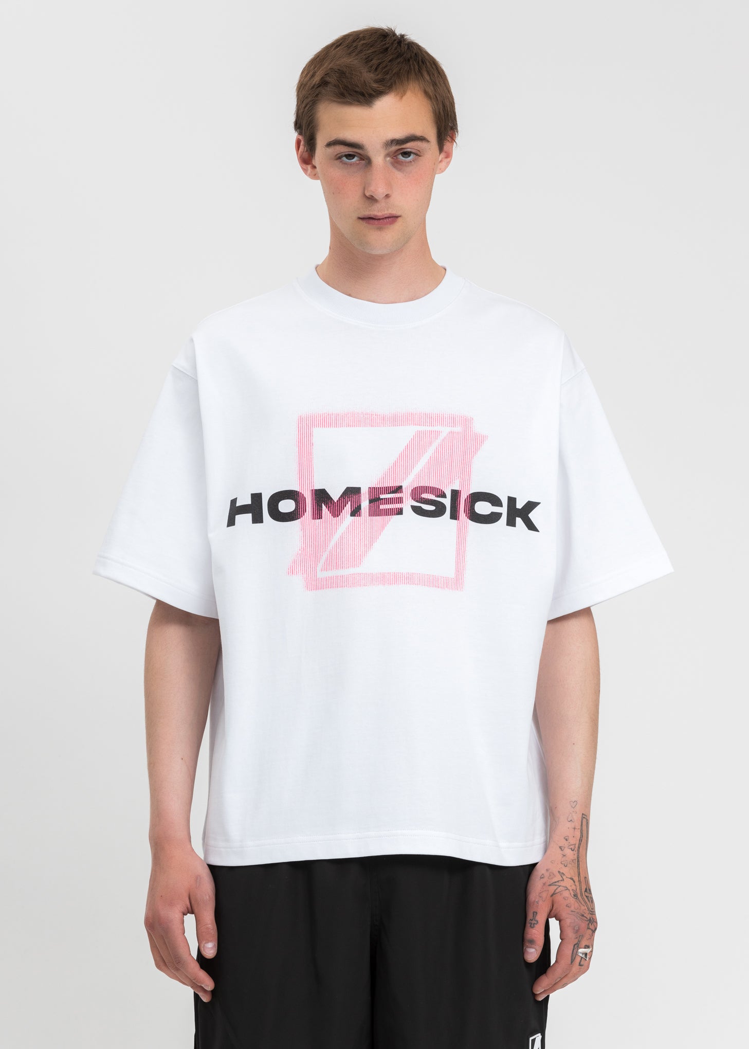 White Homesick Big Logo T-Shirt#N#– 017 Shop