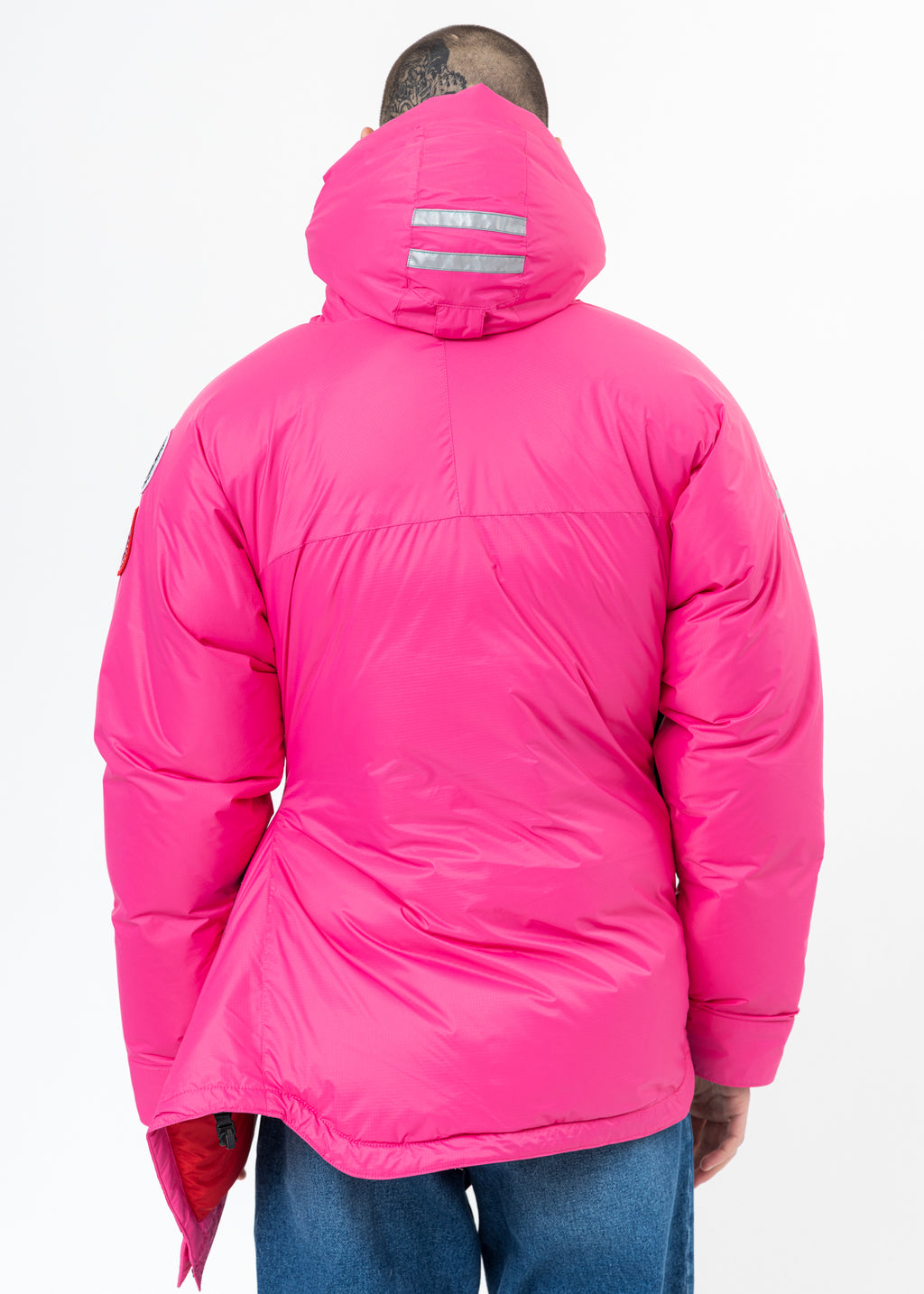 017 Shop | Y/Project Pink Canada Goose Edition Down Skreslet Jacket
