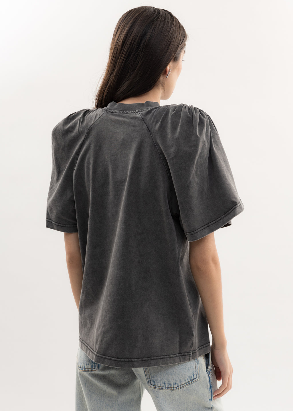 y/project RUCHED SHOULDER T- SHIRT | www.climathon.pl