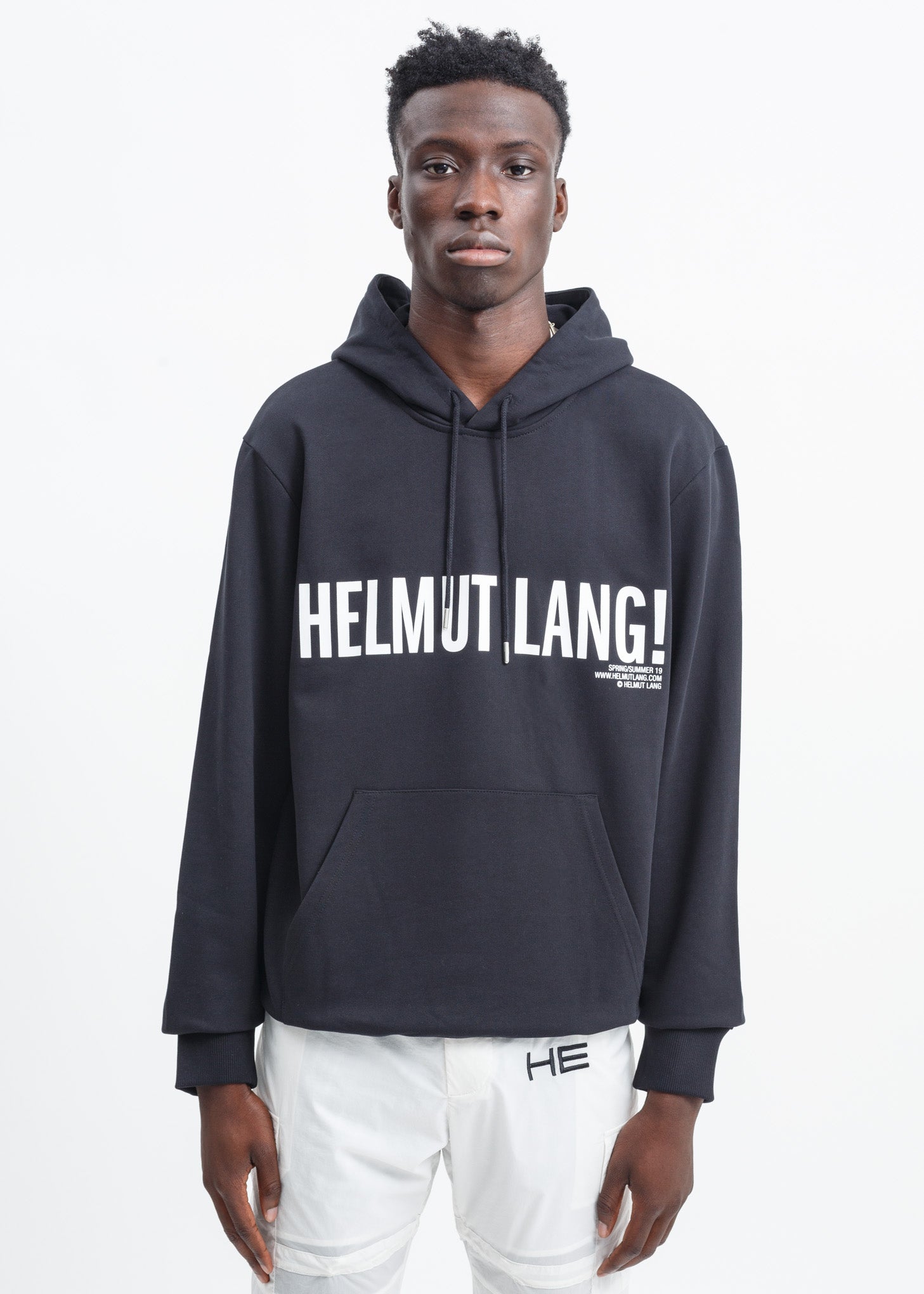 helmut lang exclamation hoodie