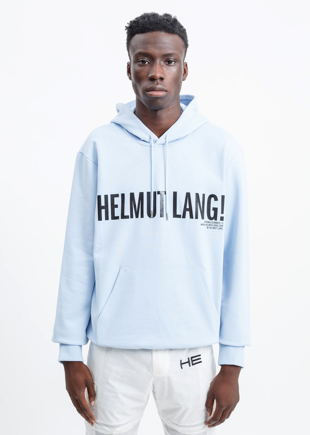 helmut lang exclamation hoodie