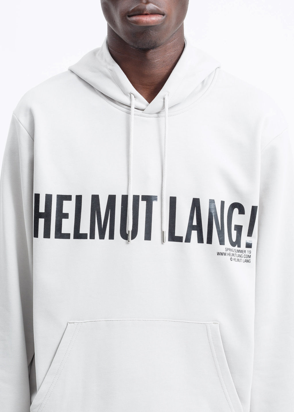 helmut lang exclamation hoodie