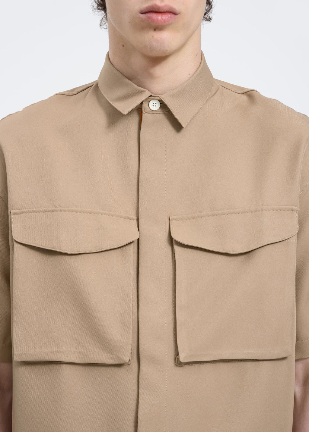 017 Shop | Sunnei Light Brown Velcro Shirt