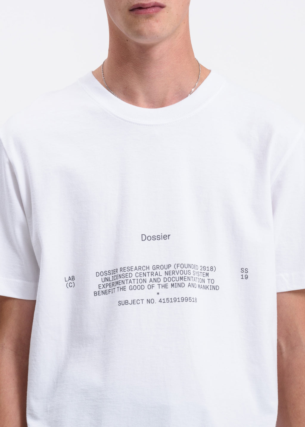 017 Shop | Dossier White Preface T-Shirt