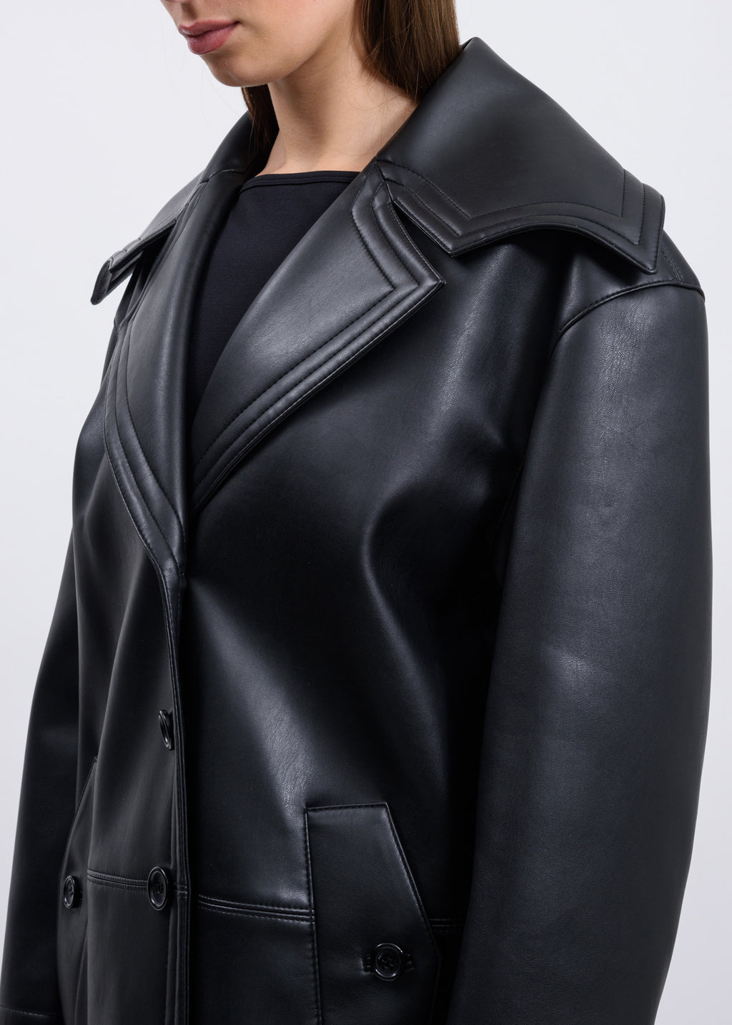 faux leather jacket canada