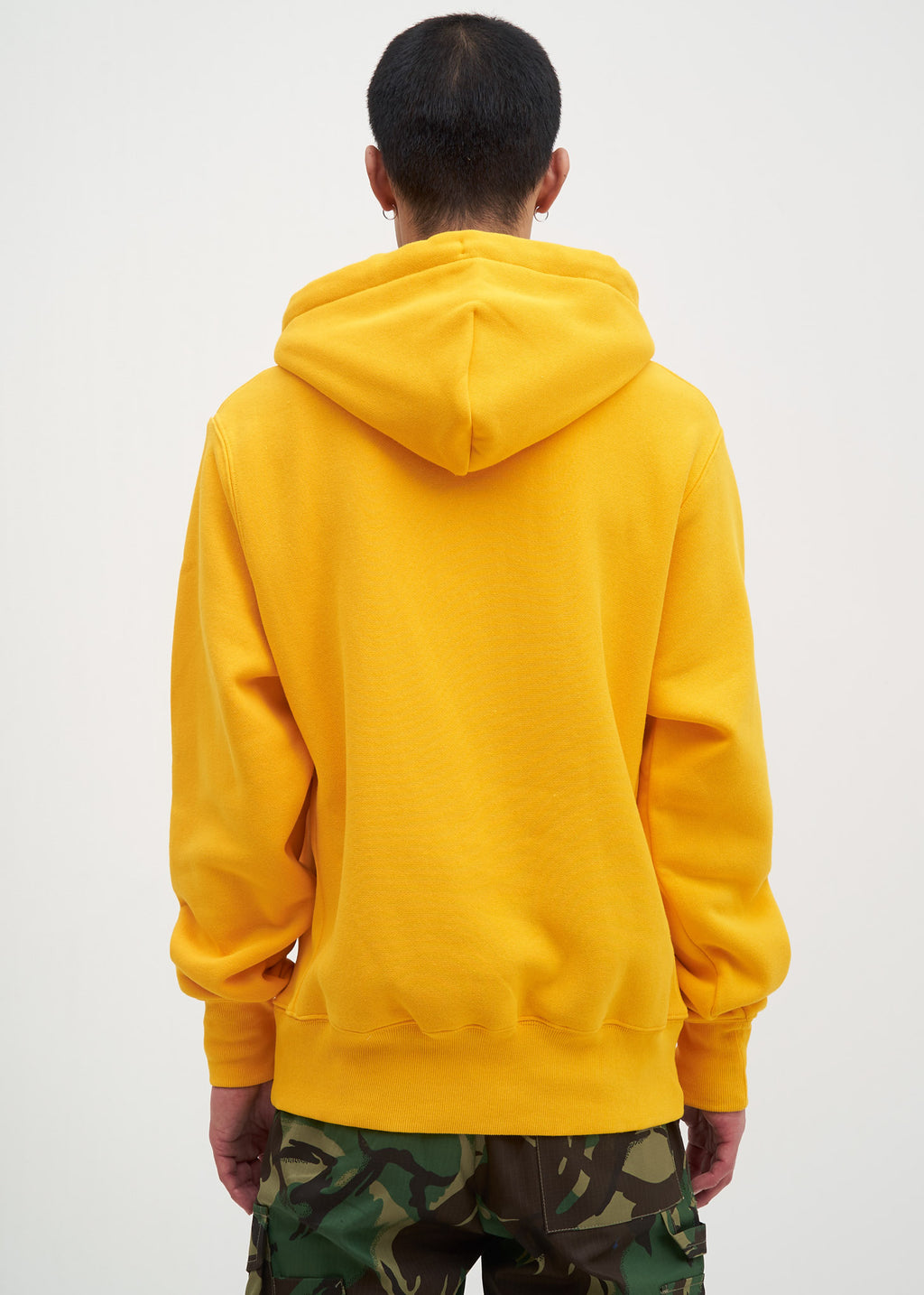 champion reverse weave gold chainstitch hoodie