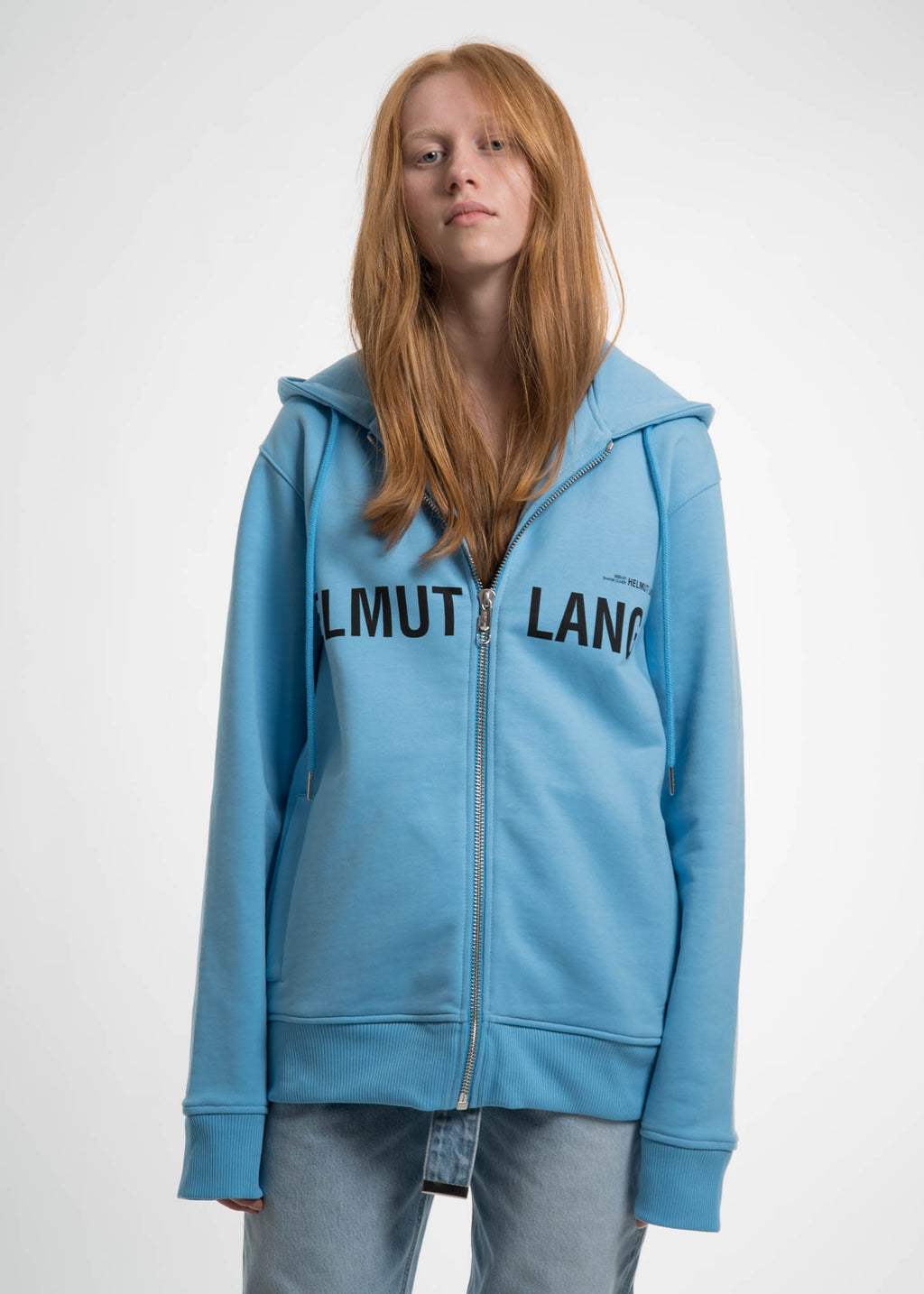 helmut lang hoodie blue