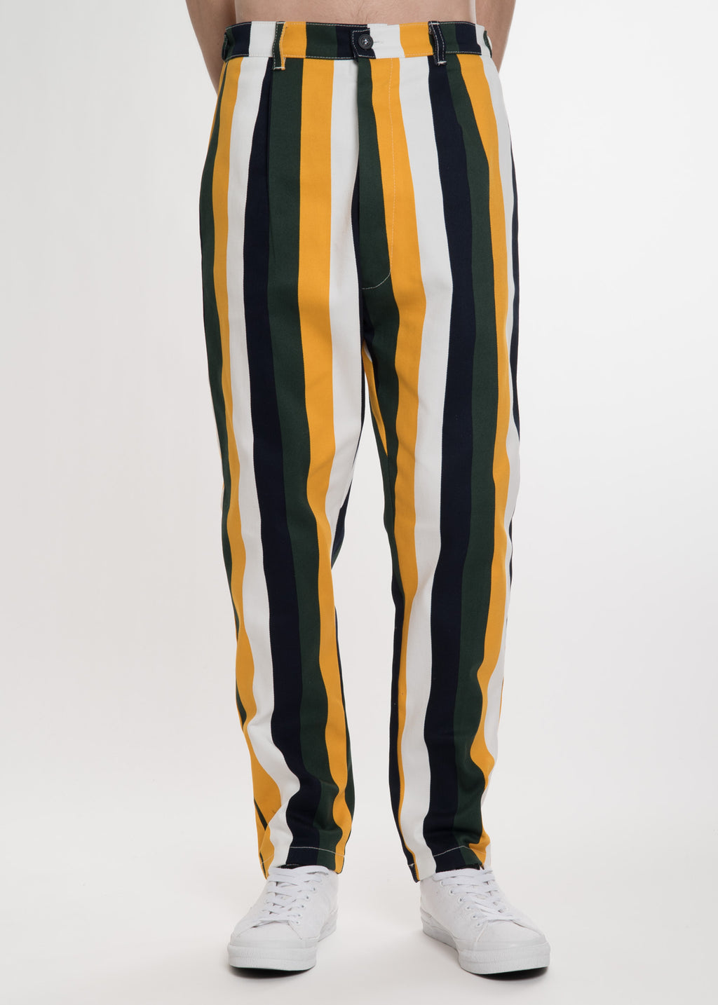 multi stripe trousers