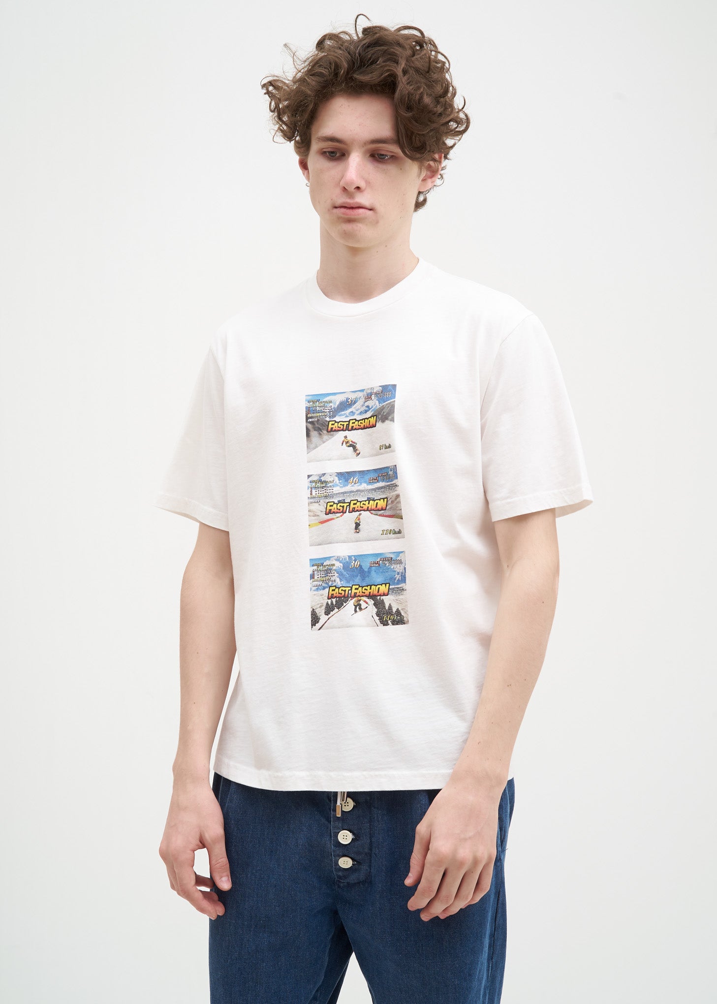 White Fast Fashion T-Shirt – 017 Shop