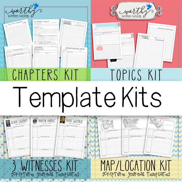 Template Kits – Worthy Written Words