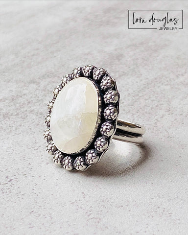 Moonstone Sterling Silver Ring