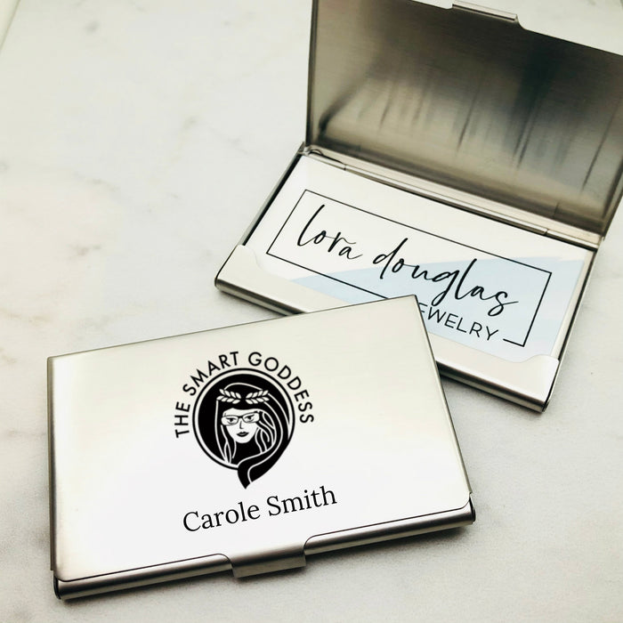 Engraved Business Card Holder : Business Card Holder Etsy - Customize your engraved metal business card holders with dozens of themes, colors, and styles to make an impression.